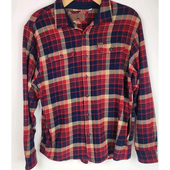Orvis Other - Orvis Mens Size XL Plaid Flannel Shacket Long‎ Sleeve Button Up Pockets